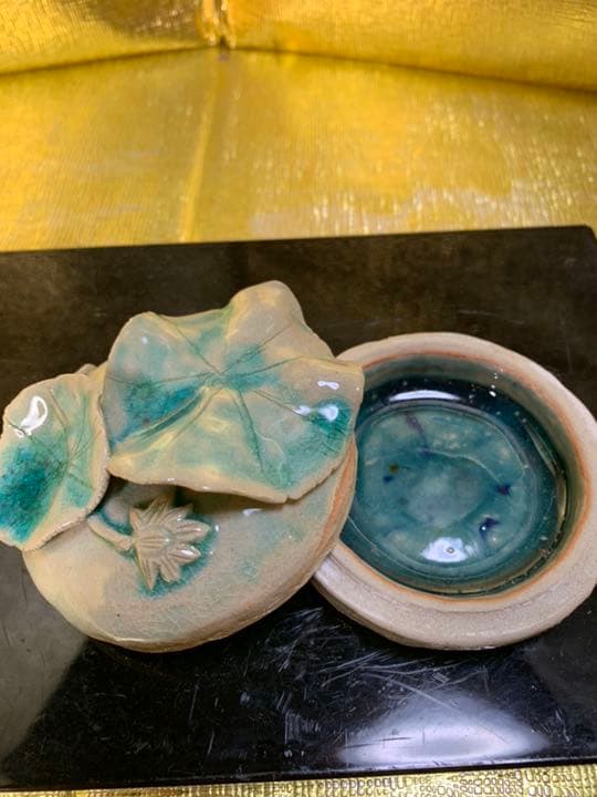 香合 【蓮】美濃焼