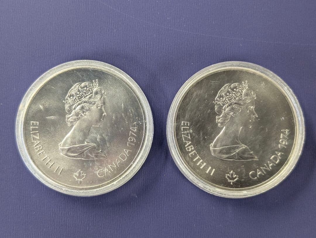 ☆値下げ☆1976年モントリオールオリンピック記念銀貨2枚セット