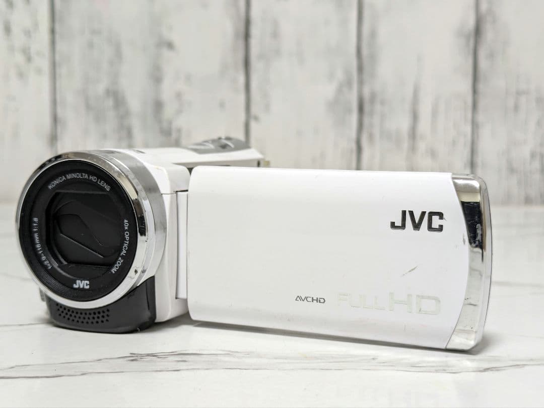 ② JVC　GZ-HM133　ホワイト　SDカード付き