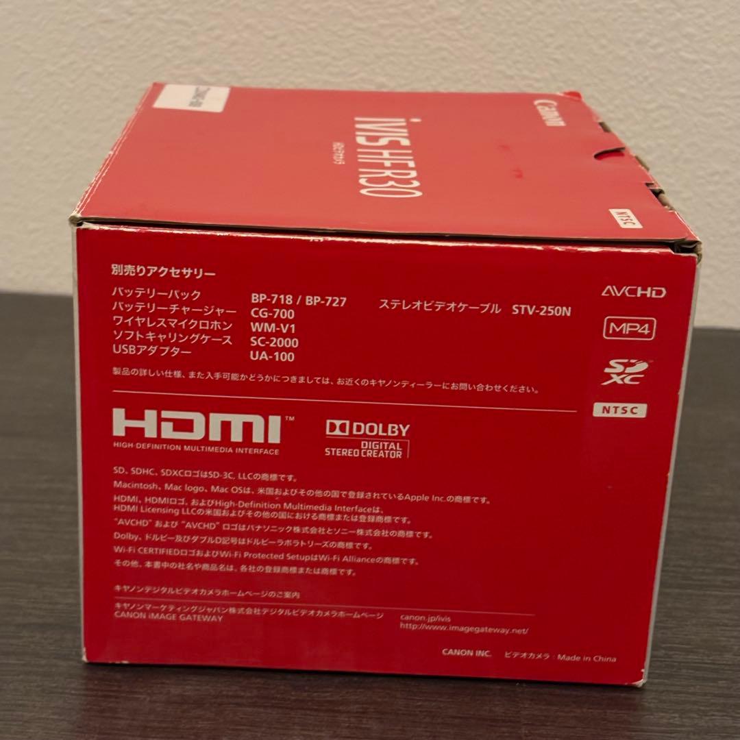 Canon iVIS HF R30 HDビデオカメラ