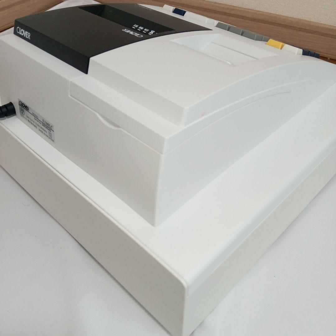 【美品】レジスター クローバー電子 CLOVER N100LC 店舗用品