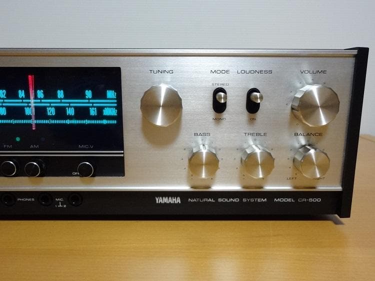 YAMAHA CR-500 レシーバー　　 1971年製 傷の少ない美品