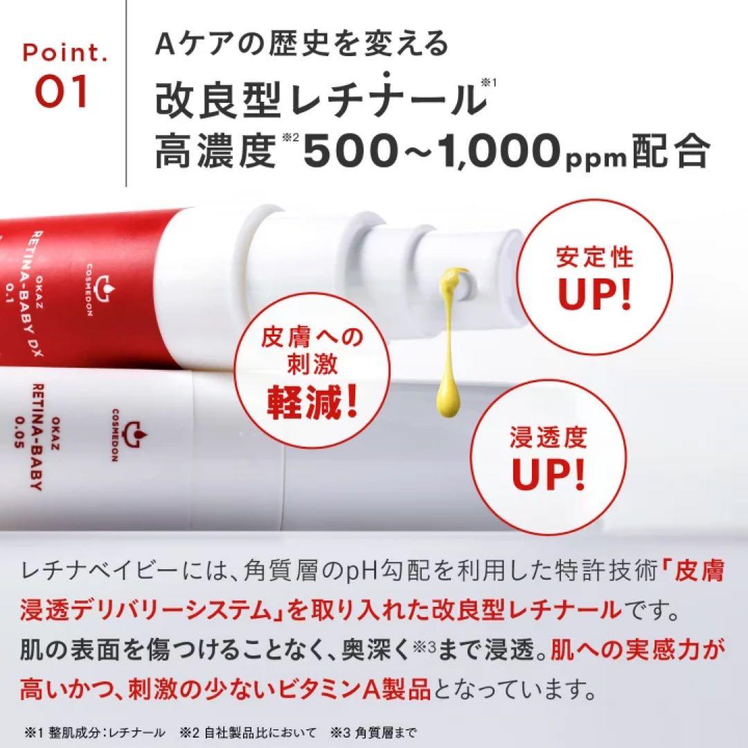RETINA-BABY セット 高濃度レチナール ビタミンAケア エイジングケア