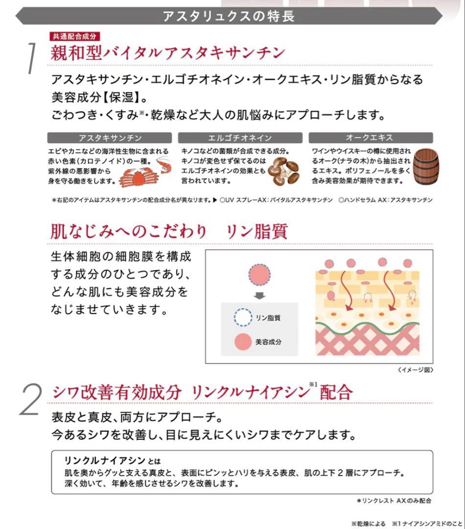 ★ASTALUXE ローション400 エマルジョン300 ウォッシュ120g
