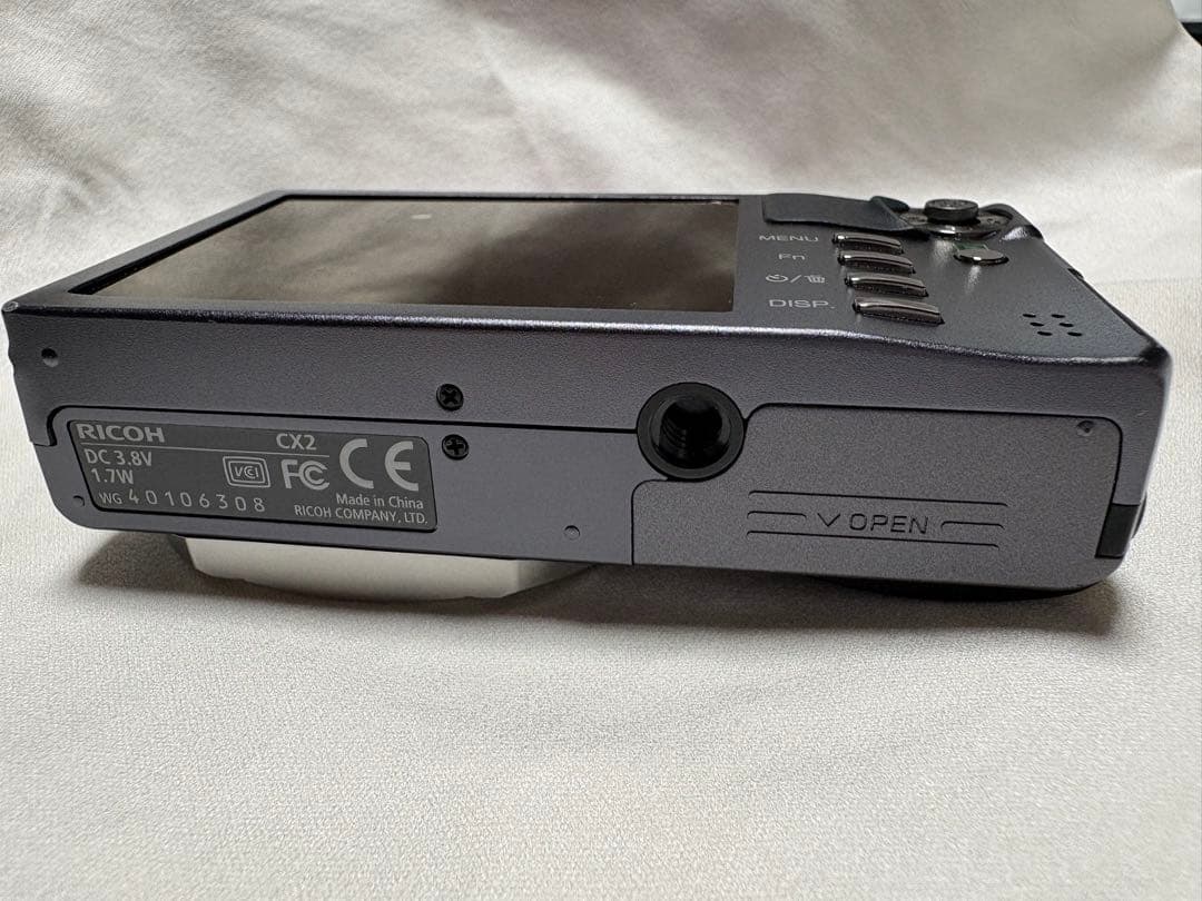 【動作確認済み】RICOH CX2 デジタルカメラ、箱、SDカード付き