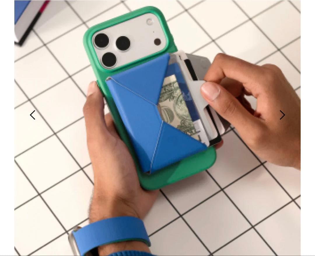 MOFT iPhone 16 レザーケース、多機能カードケース＆スタンド