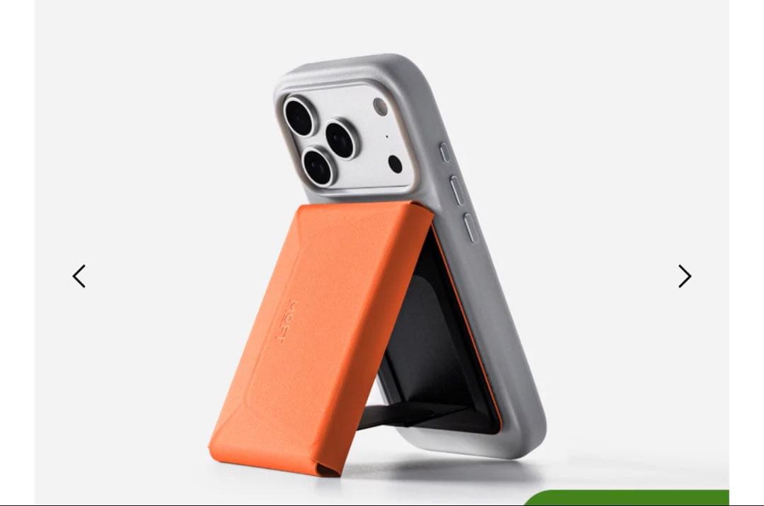 MOFT iPhone 16 レザーケース、多機能カードケース＆スタンド