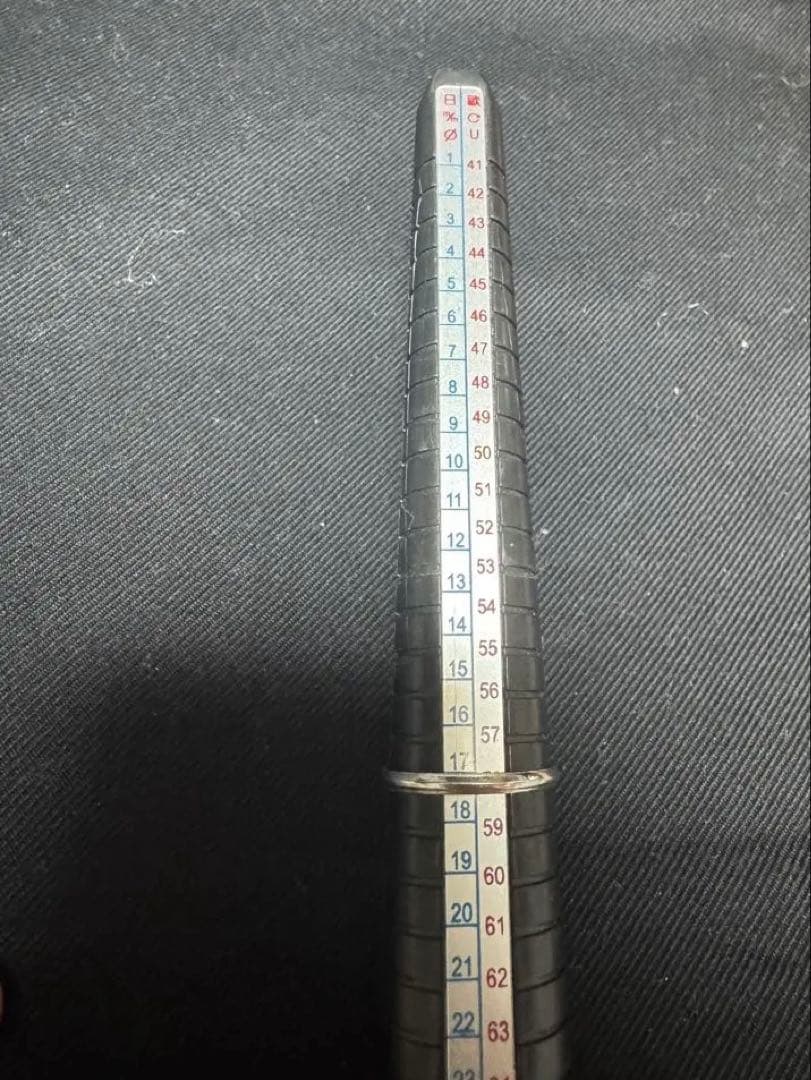 Vintage シルバー　インレイ　リング　指輪