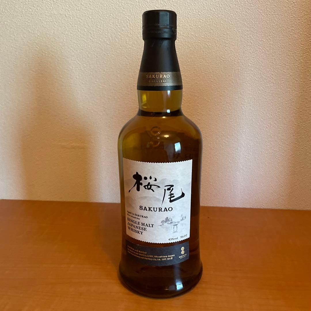 SAKURAO シングルモルトウイスキー 700ml 43%
