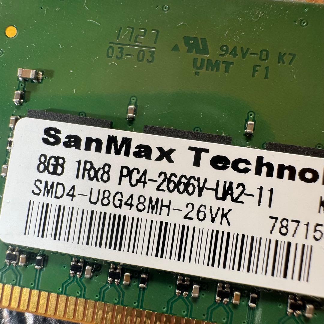 メモリ DDR4 2666 16GB (8GBX2)