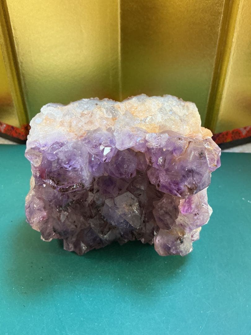 アメジストクラスター原石　アメジストクラスター　観賞石