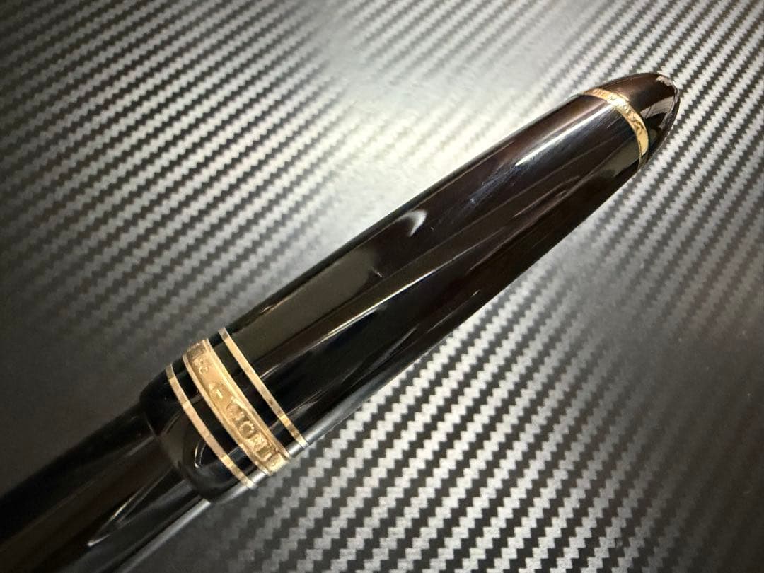未使用に近い モンブラン 146 14K 全金 F 細字 万年筆