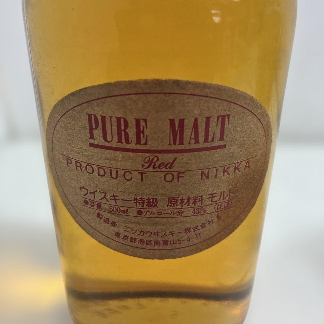 Nikka Pure Malt ブラック、レッド500ml ♣︎0433