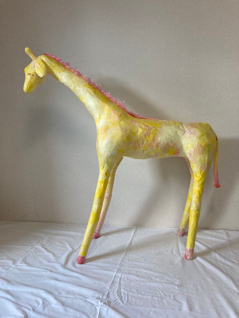 ペーパー製 キリンの置物 約80cm