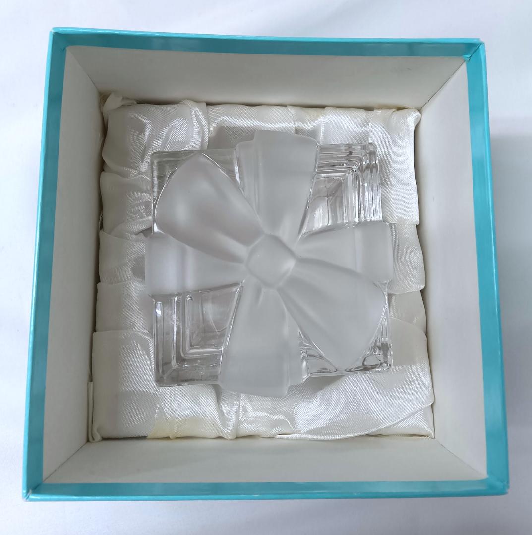 【Tiffany】ティファニー　クリスタル ボウ ボックス　　068