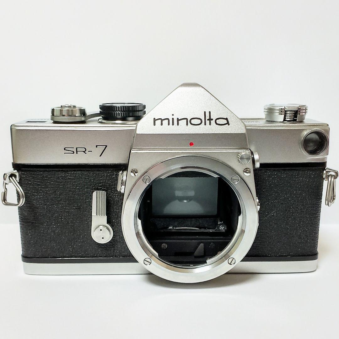 MINOLTA　SR-7　一眼レフフィルムカメラ+レンズ AUTO ROKKOR