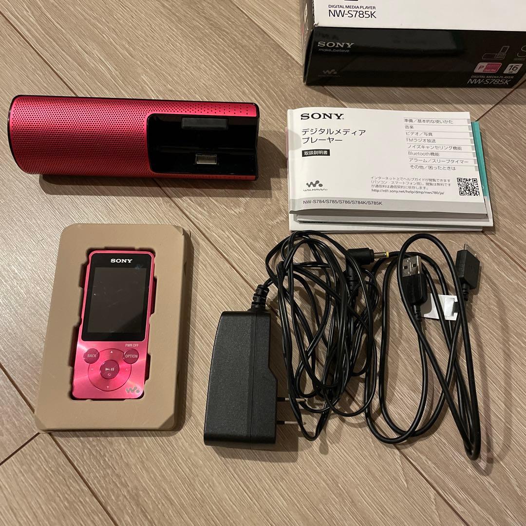 SONY NW-S785K ピンク デジタルオーディオプレーヤー