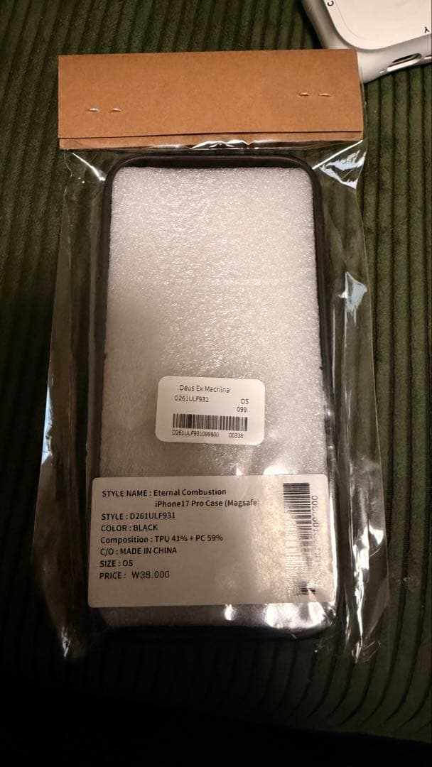【限定】Deus Ex Machina iPhone17PRO用ケース