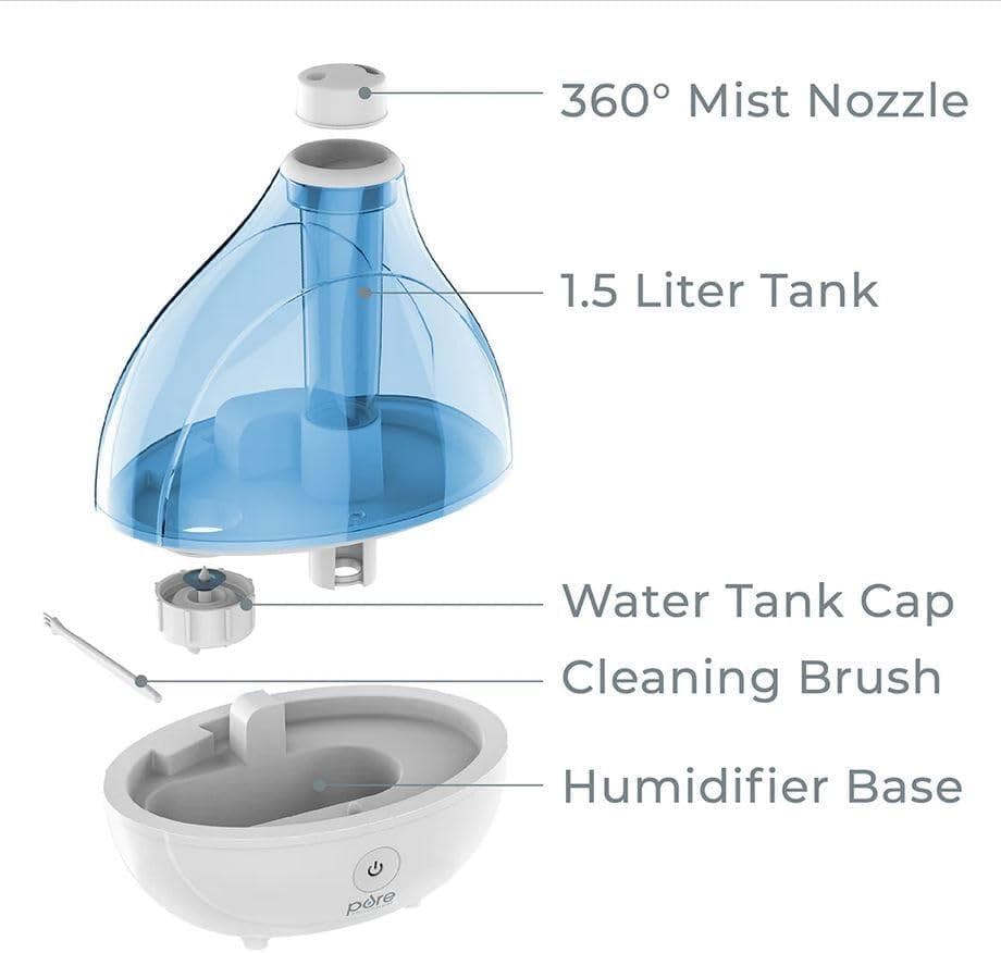 【新品2個セット】全米大ヒット加湿器 Pure Enrichment パワフル