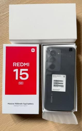 REDMI 15 5G 本体 128G グリーン　ケース2種,ガラスフィルム付き