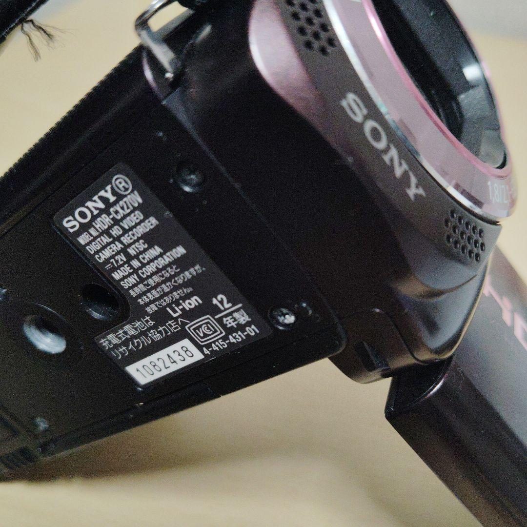 SONY ビデオカメラ本体 BC-TRVバッテリー付きHDR―CX270V
