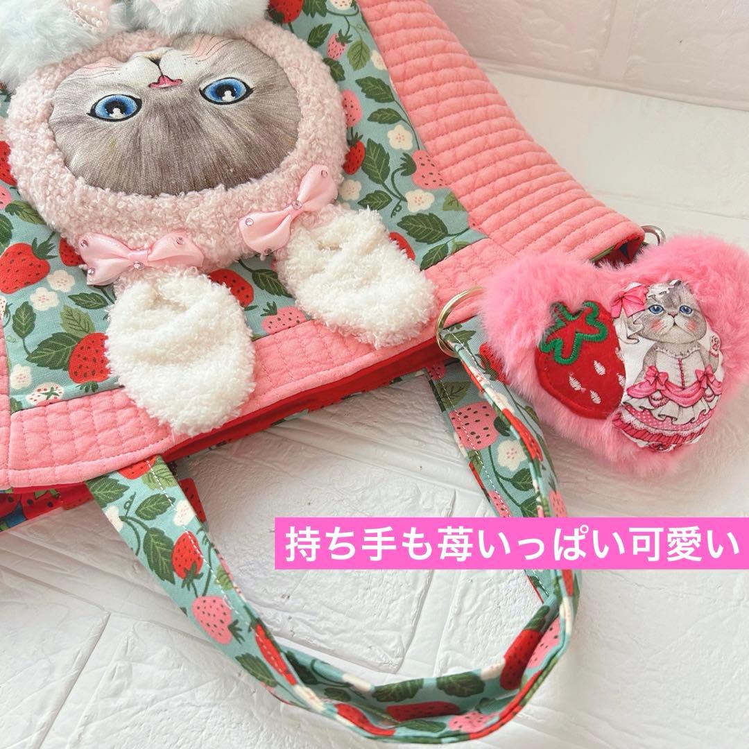 も*❤様 うさルミちゃん＆苺いっぱい　韓国ヌビキルト＆苺　コヤンイサムチョン　ト