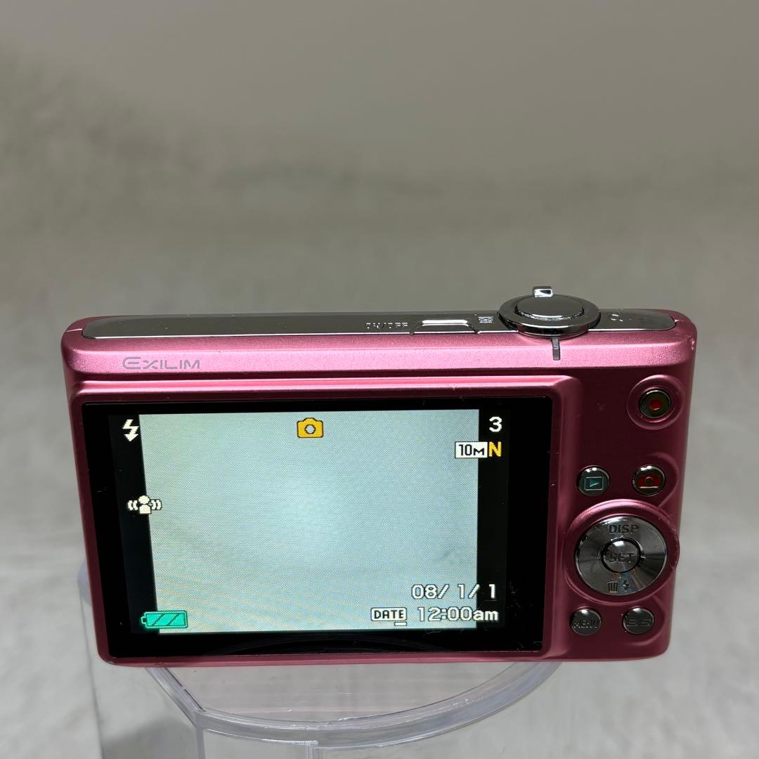 CASIO カメラ　エクシリム　EX-Z100 充電器　ピンク コンデジ　動作品