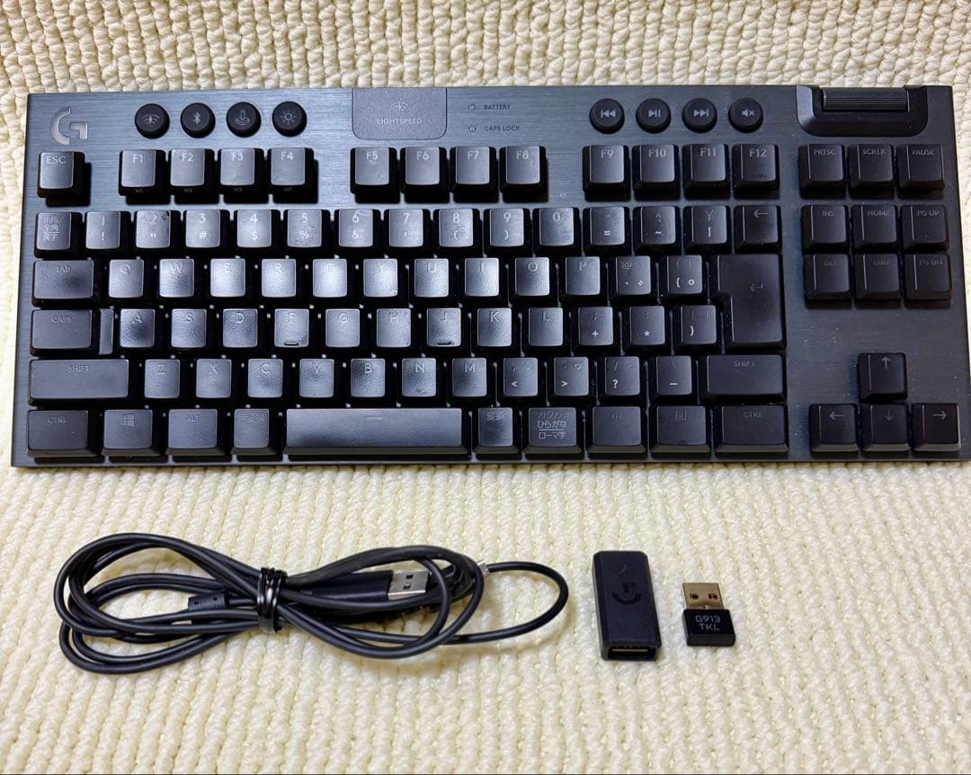 Logicool G913-TKL-TCWH ブラック