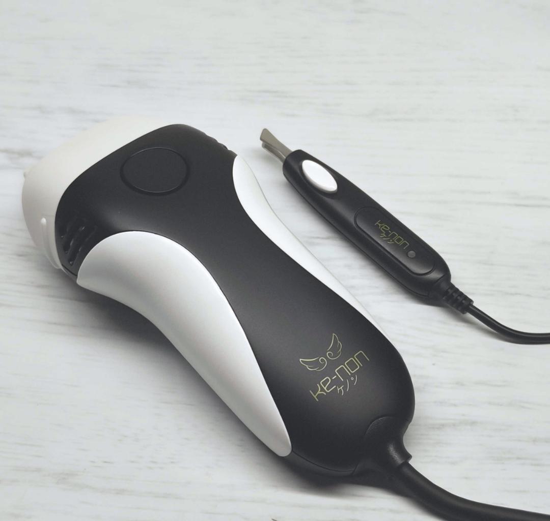 【ほぼ未使用】脱毛器 ケノン Ke-non 8.4 眉毛脱毛器付 マットブラック