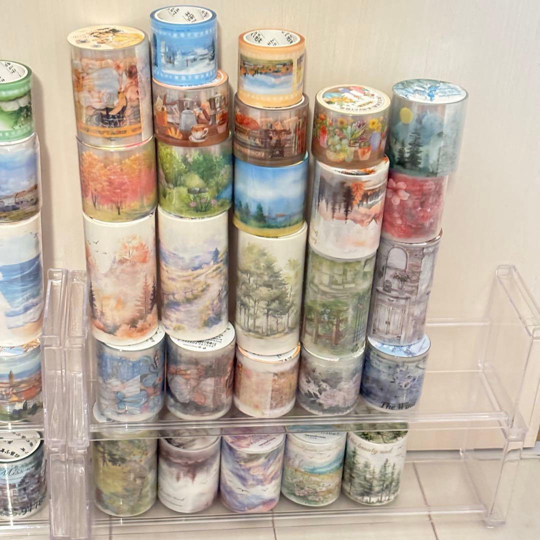 時間限定値下げ　58点セット　海外マスキングテープ　大量まとめ売り　マステ