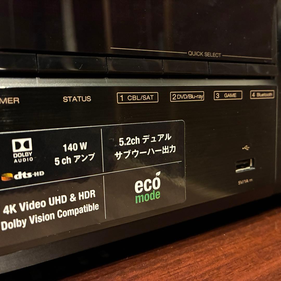 DENON 5.2ch AVアンプ AVR-X550BT【動作確認済】
