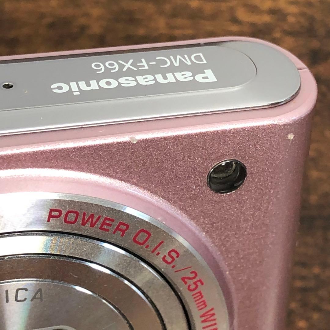 動作確認済 Panasonic LUMIX DMC-FX66 ピンク