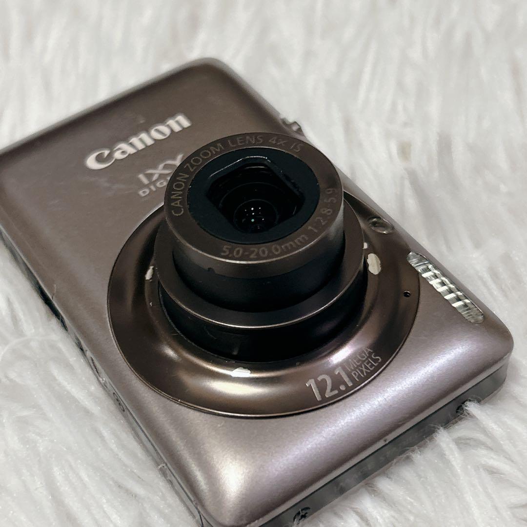 Canon IXY 220 ISコンパクトデジタルカメラ ブラウン