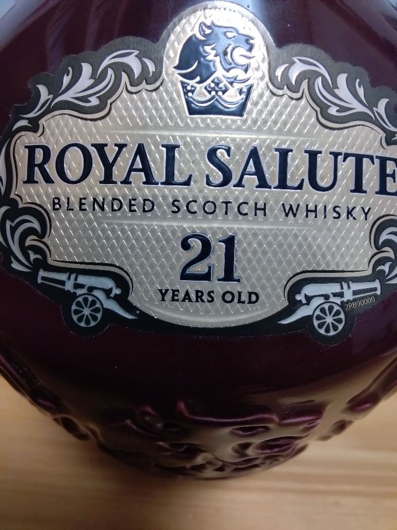  SALUTE 21年 ブレンデッドスコッチウイスキー 箱、袋なし