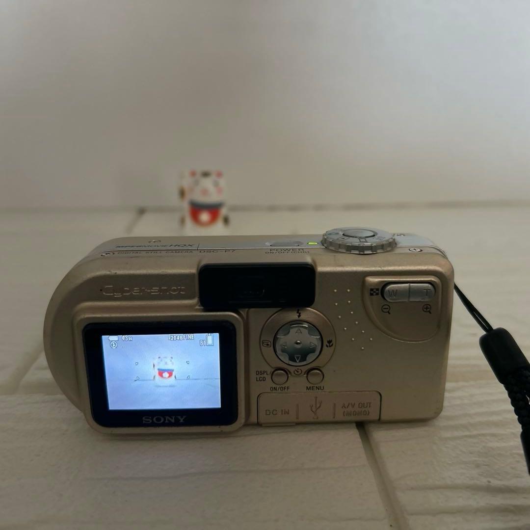 【動作確認済】SONY Cyber-shot DSC-P7 オールドコンデジ