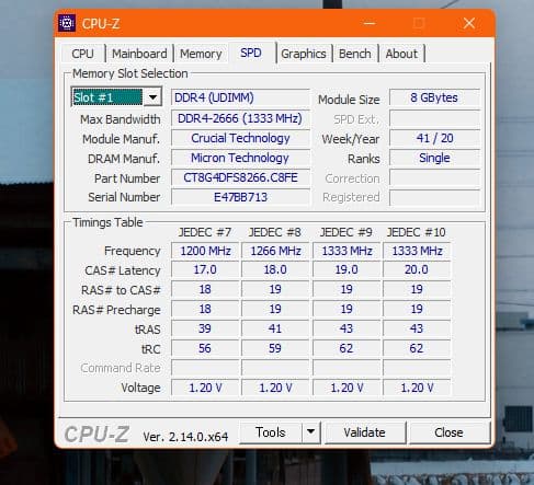 Crucial 16GB DDR4 メモリ 2666MHz