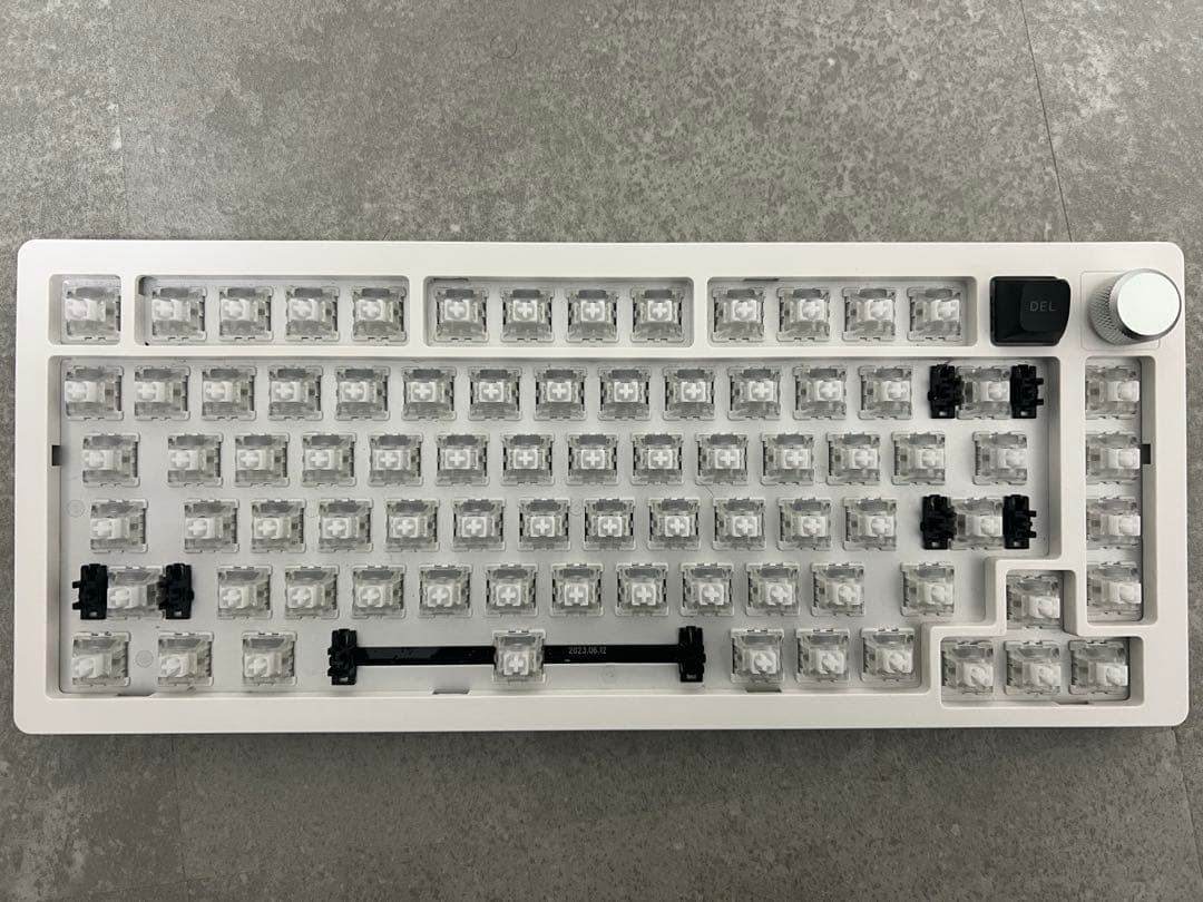 【キーキャップ未使用】DrunkDeer A75 white