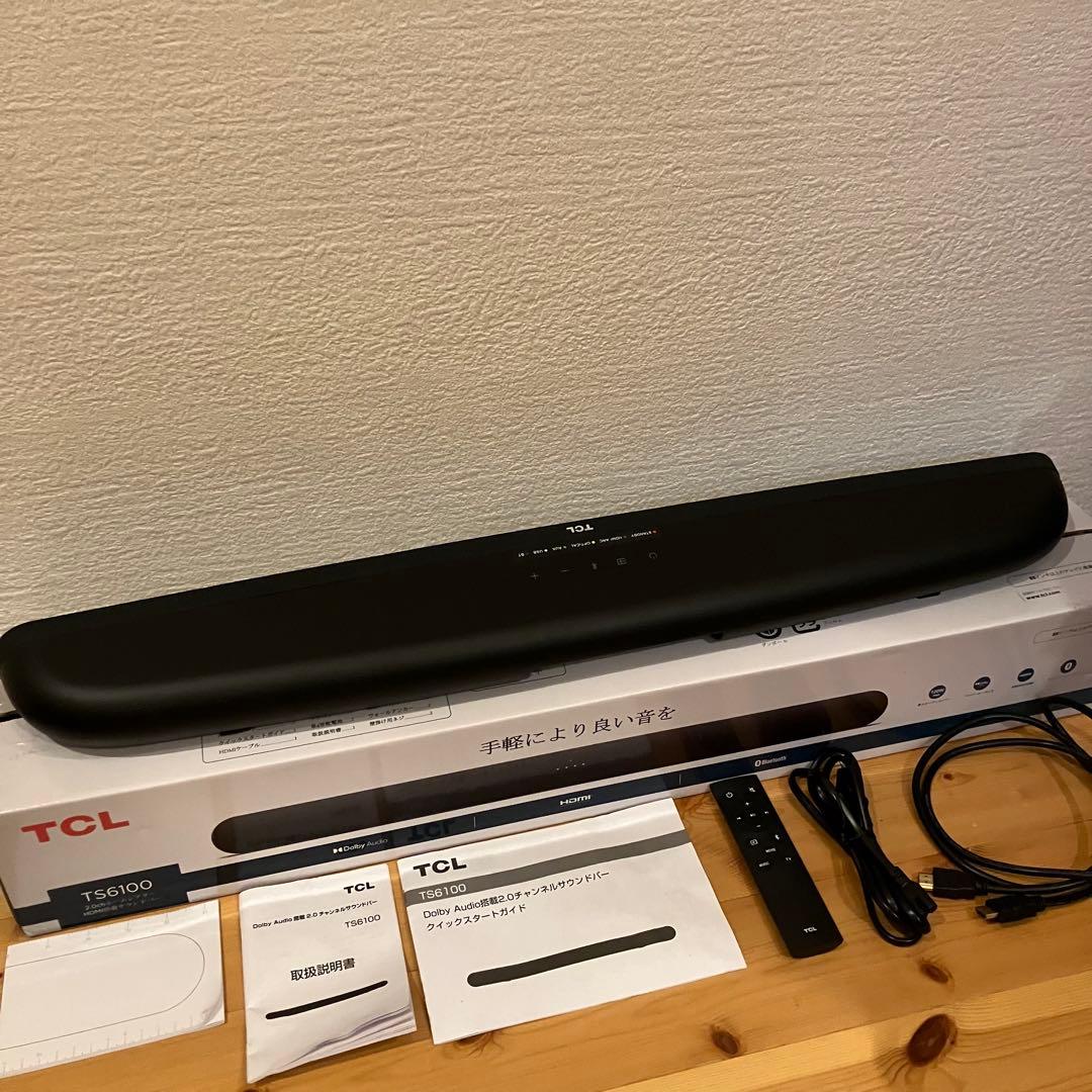A2F40■ TCL 2.0ch サウンドバー スピーカー TS6100