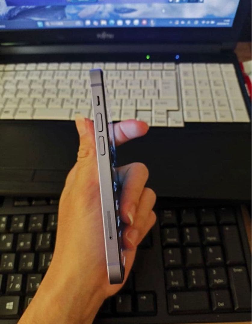 [美品]Apple iphone12 mini 128Gb パープル本体