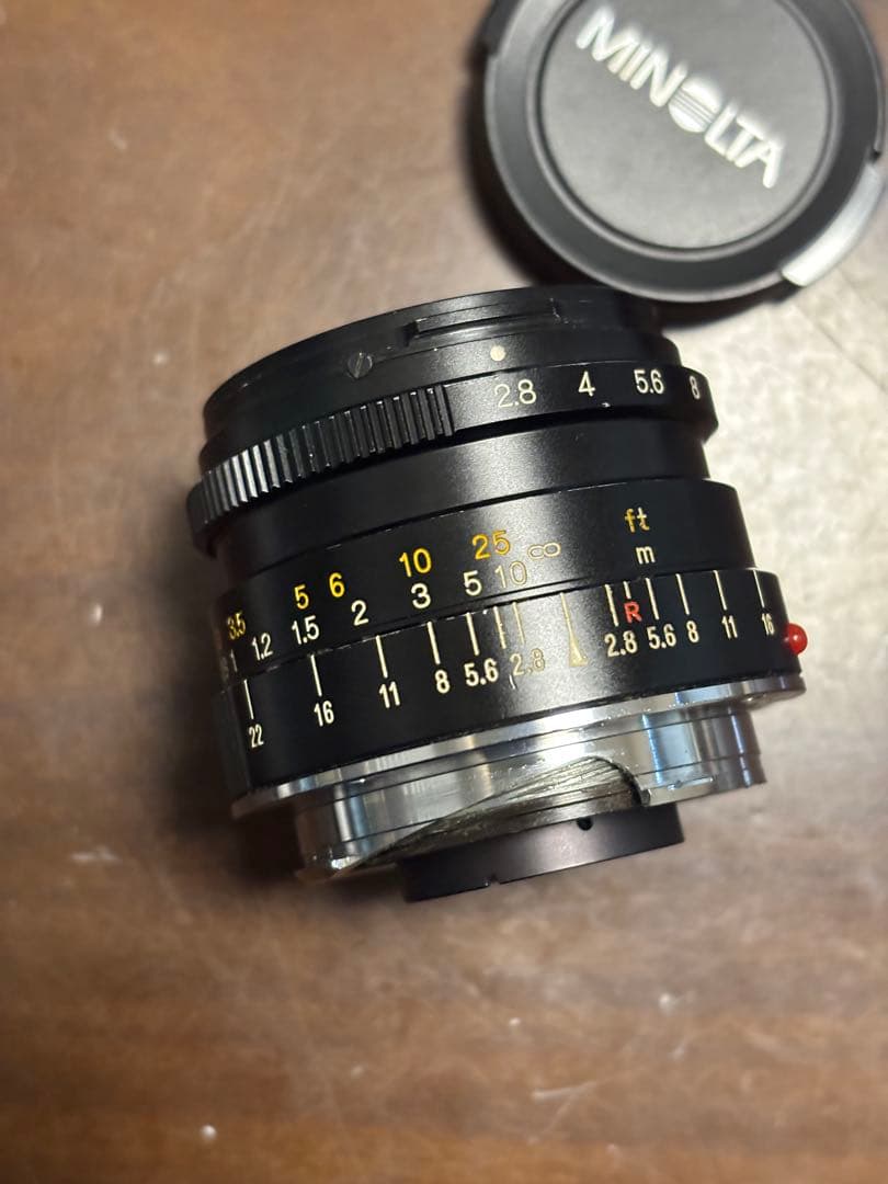 MINOLTA M-ROKKOR 28mm F2.8単焦点レンズ