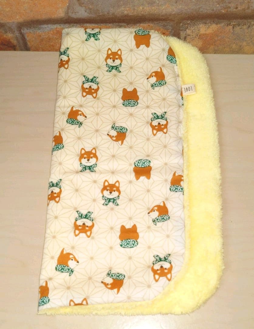 専用❤みかん❤コットン×マイクロ⭐超大判ハンドタオル❤柴犬