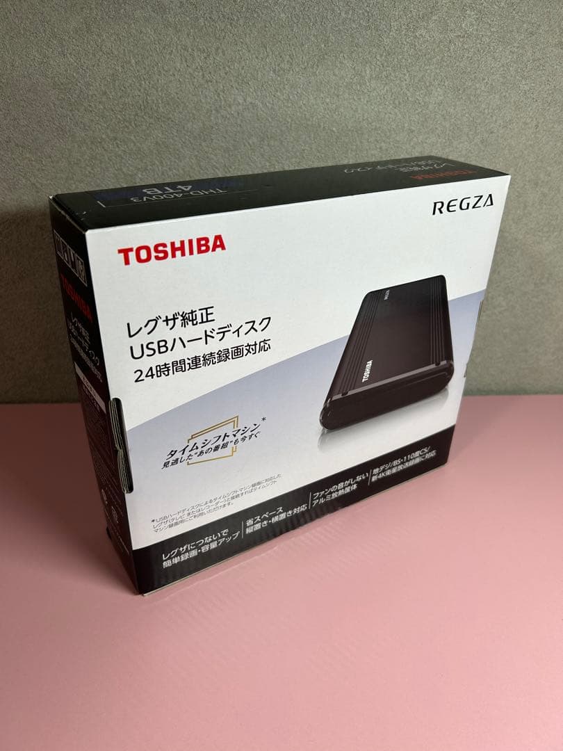 東芝　レグザ純正USBハードディスク 4TB THD-400V3 新品未開封