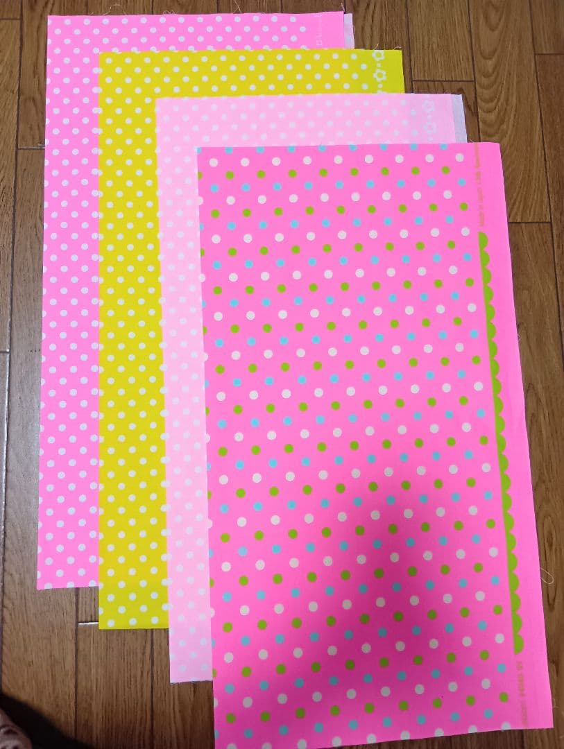 アンティークファブリックピンクス　生地