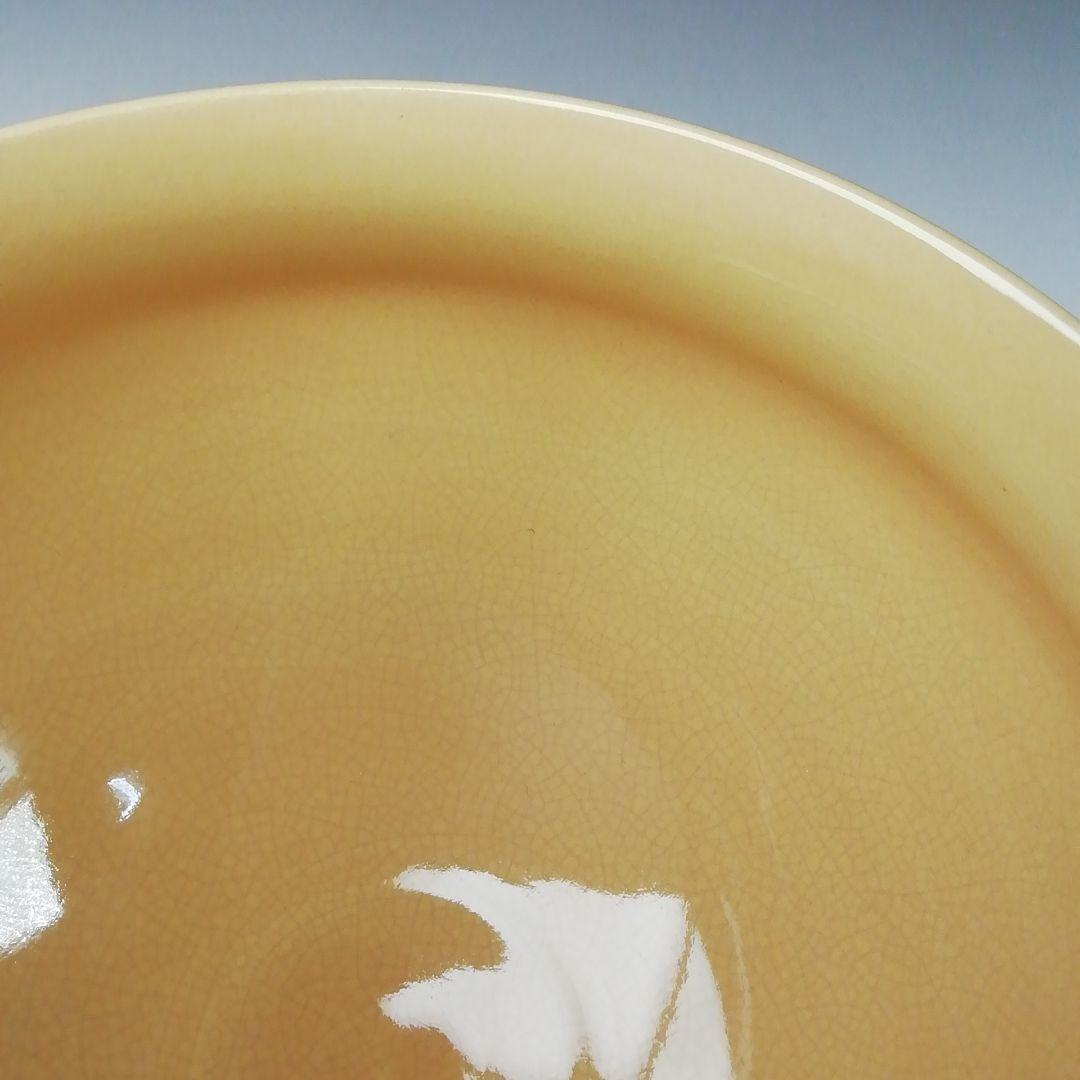 Ｔ２８５　茶碗　『淡黄交趾　鼠の嫁入』『伊藤昇峰 造』　共箱　抹茶碗　茶道具