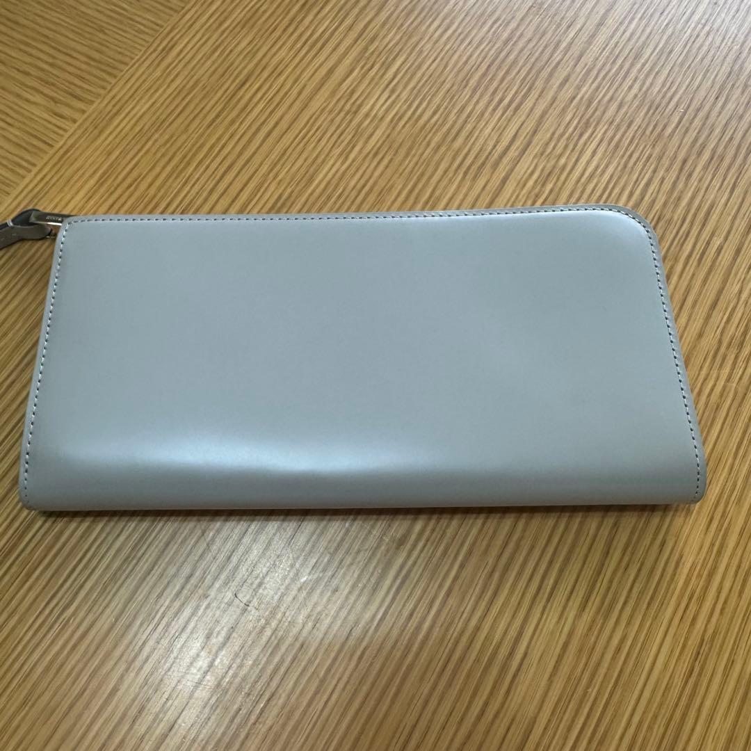 土屋鞄製造所 長財布 ファスナーロングウォレット アイボリー セミマット