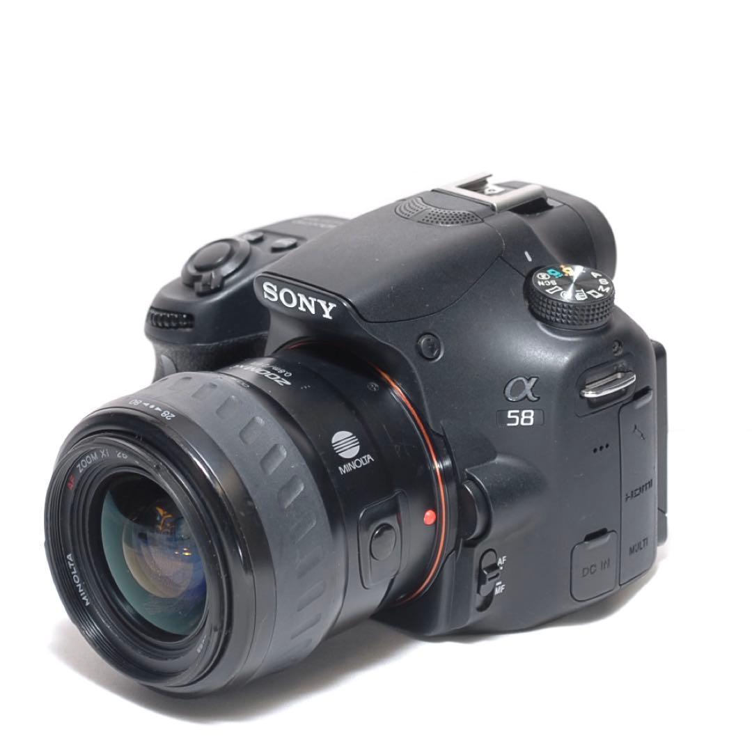 ✨美品✨SONY α58✨シングルレンズ✨すぐに使えます✨軽量モデル✨
