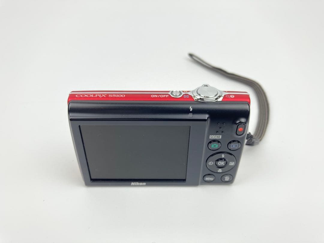 【極美品】Nikon COOLPIX S5100 クリアレッド コンデジ