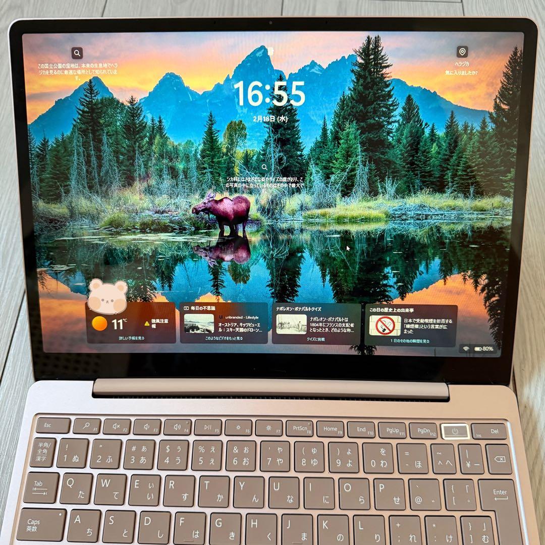 【美品】Surface Laptop Go 2 8QC-00054サンドストーン