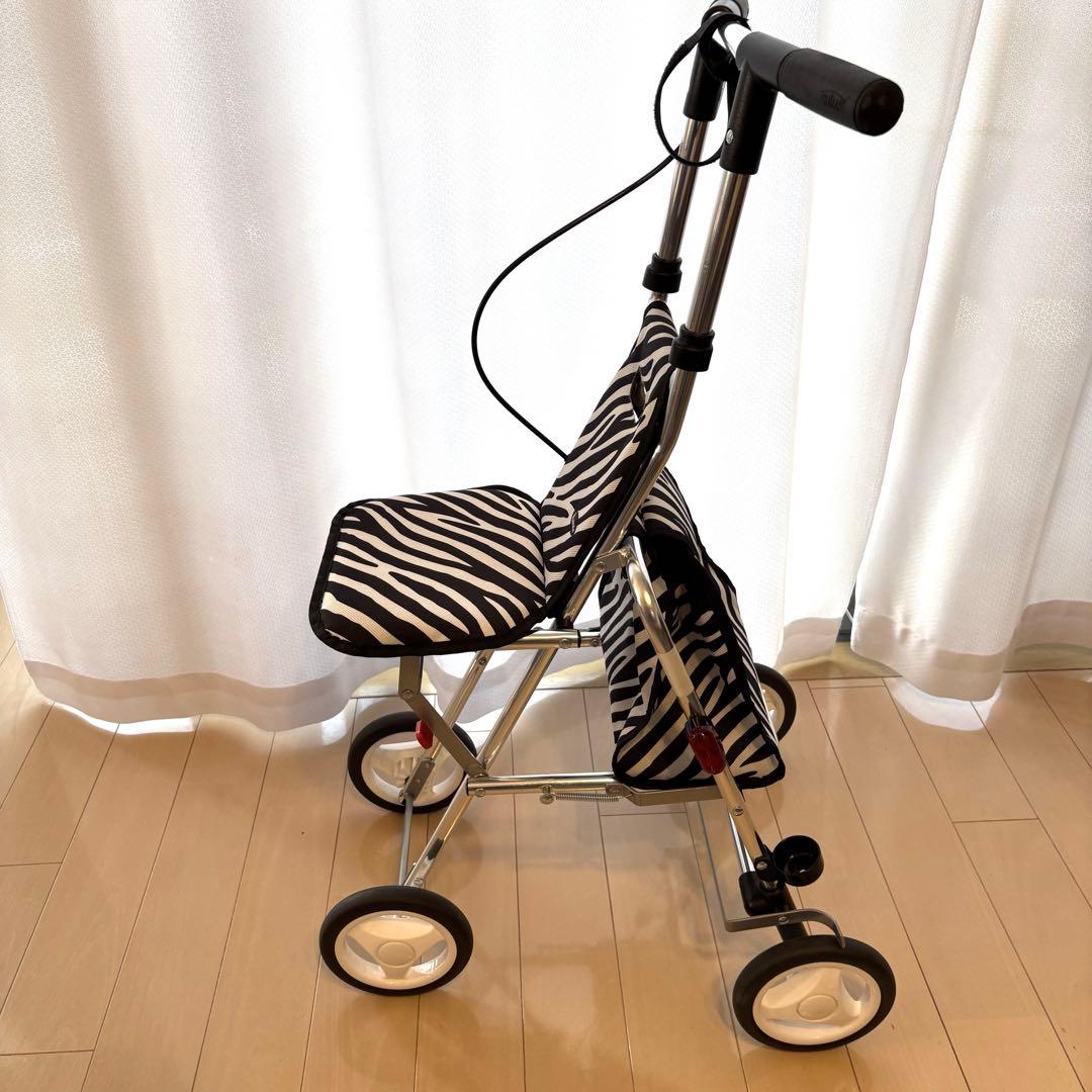 美品　ケアマックスコーポレーション シルバーカー アソシエ 折り畳み式