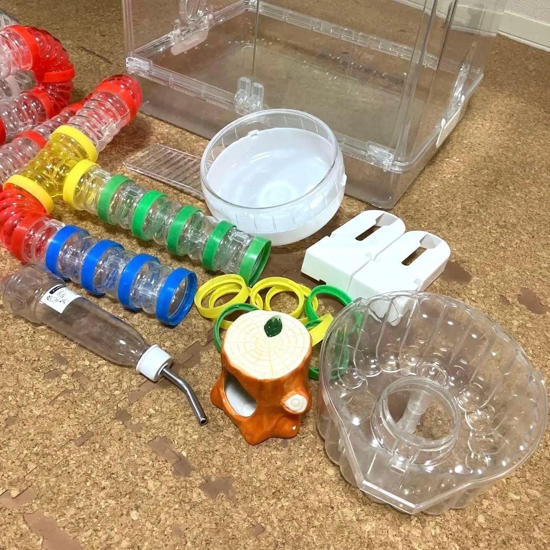 中古⭐︎ハムスターゲージ⭐︎シャイニー45⭐︎小動物用⭐︎トンネル⭐︎セット